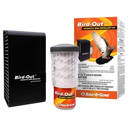 BIRD -B-GONE Bird-B-Gone Bird-Out Bird Repeller Kit For Assorted Species BIRDOUT-KIT